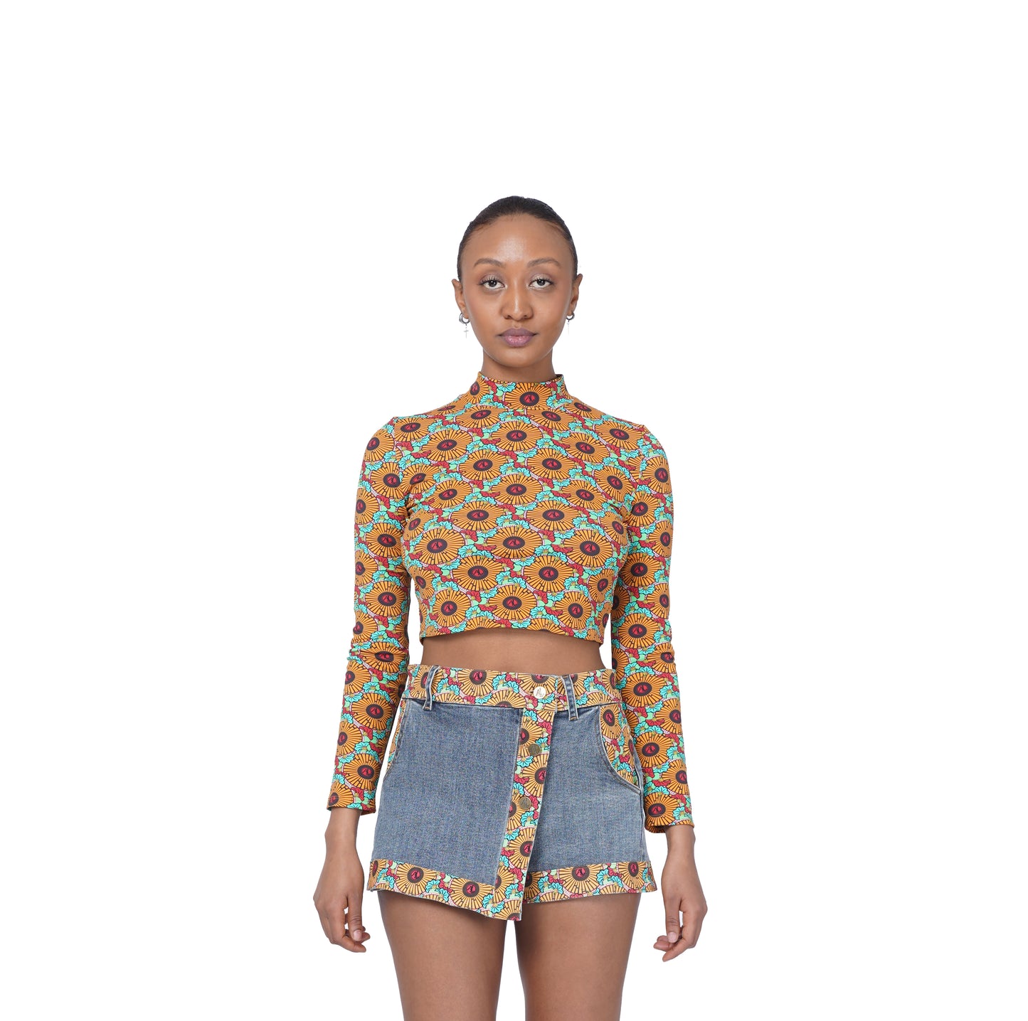 DENIM SKORT