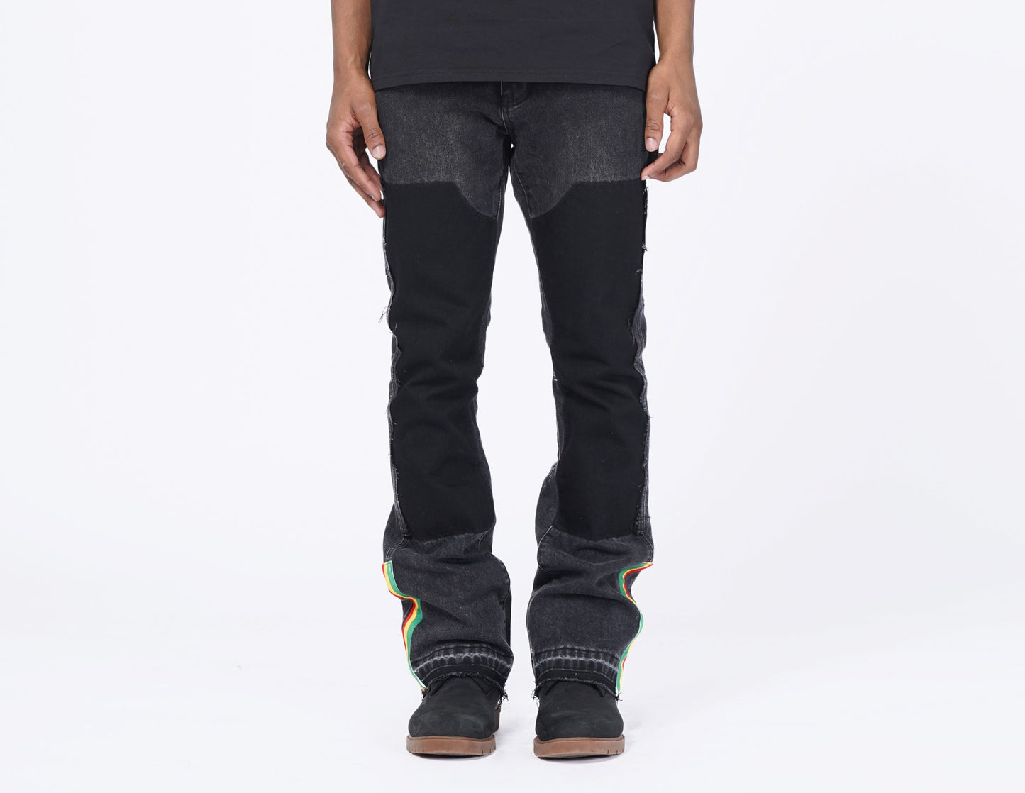Denim Bootcut Side Stripe Jeans