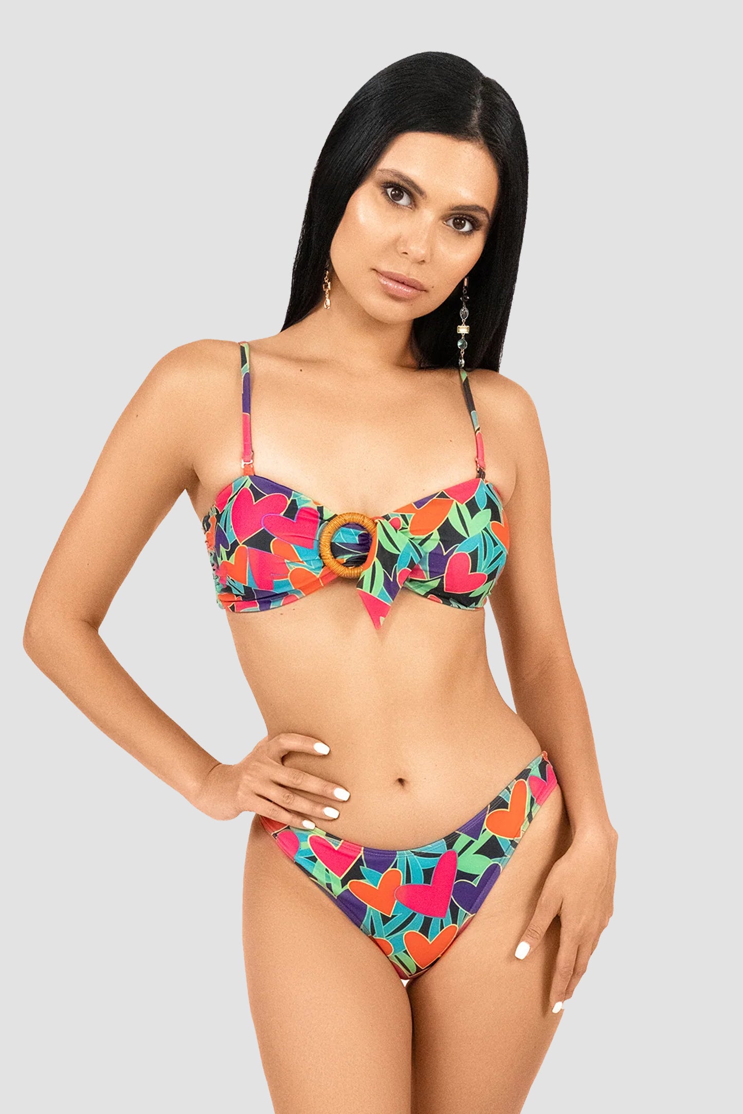 BIKINI - JACKIE HEART PRINT