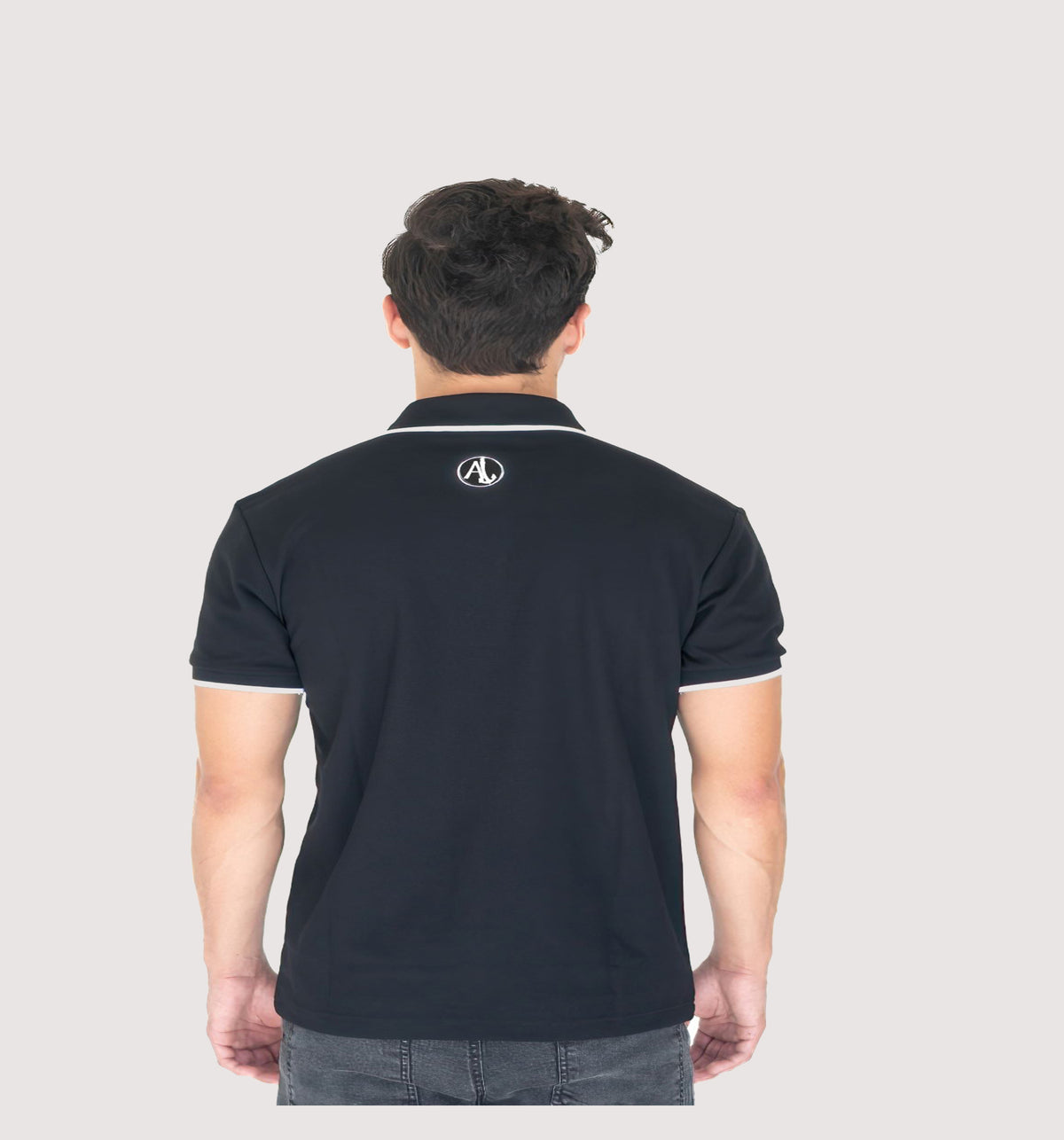 POLO SHIRT Black / White Trims