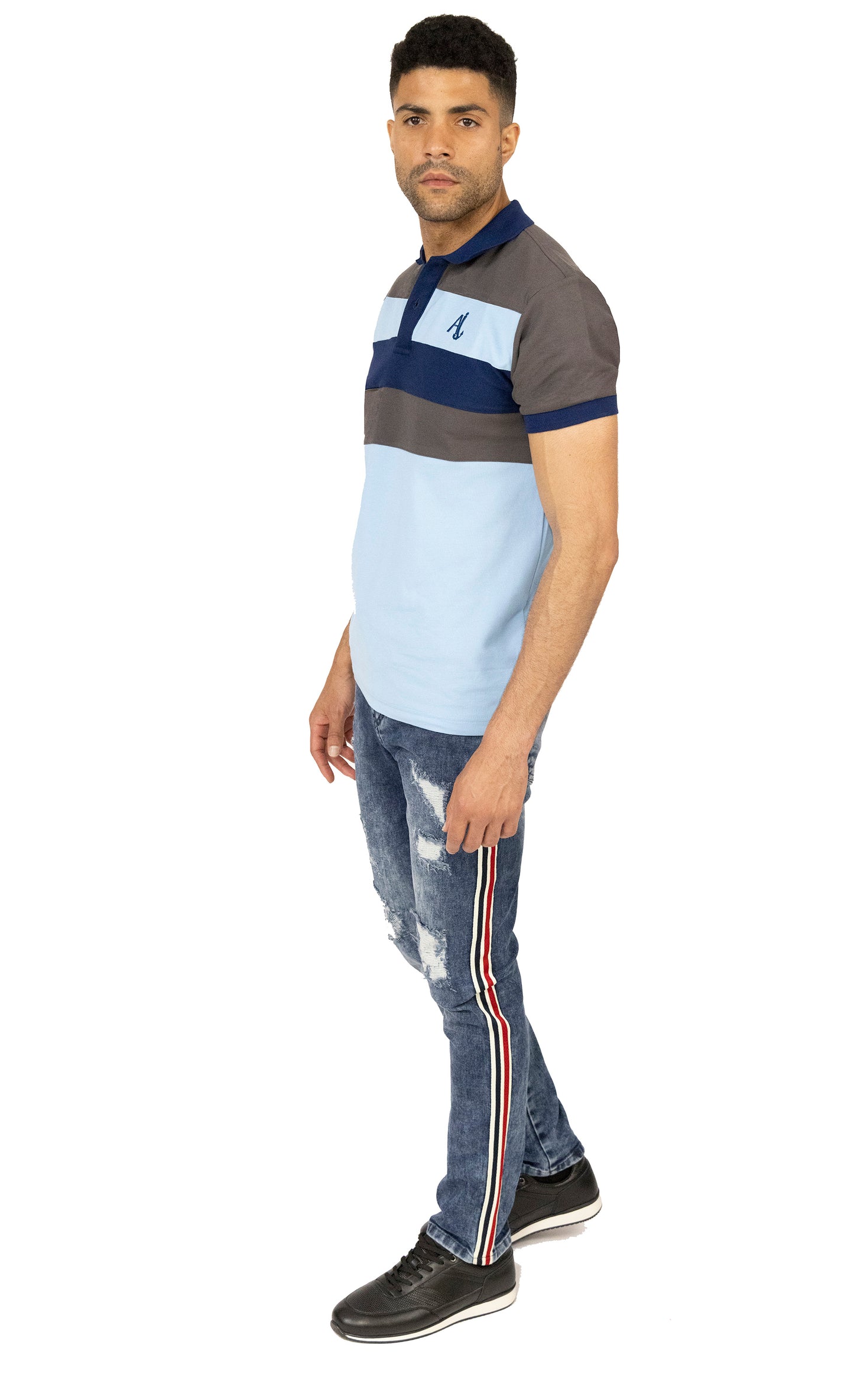 Polo Shirt - Color blocking