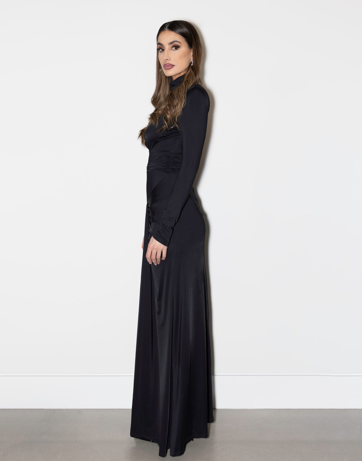 DRESS -AUDREY BLACK MAXI