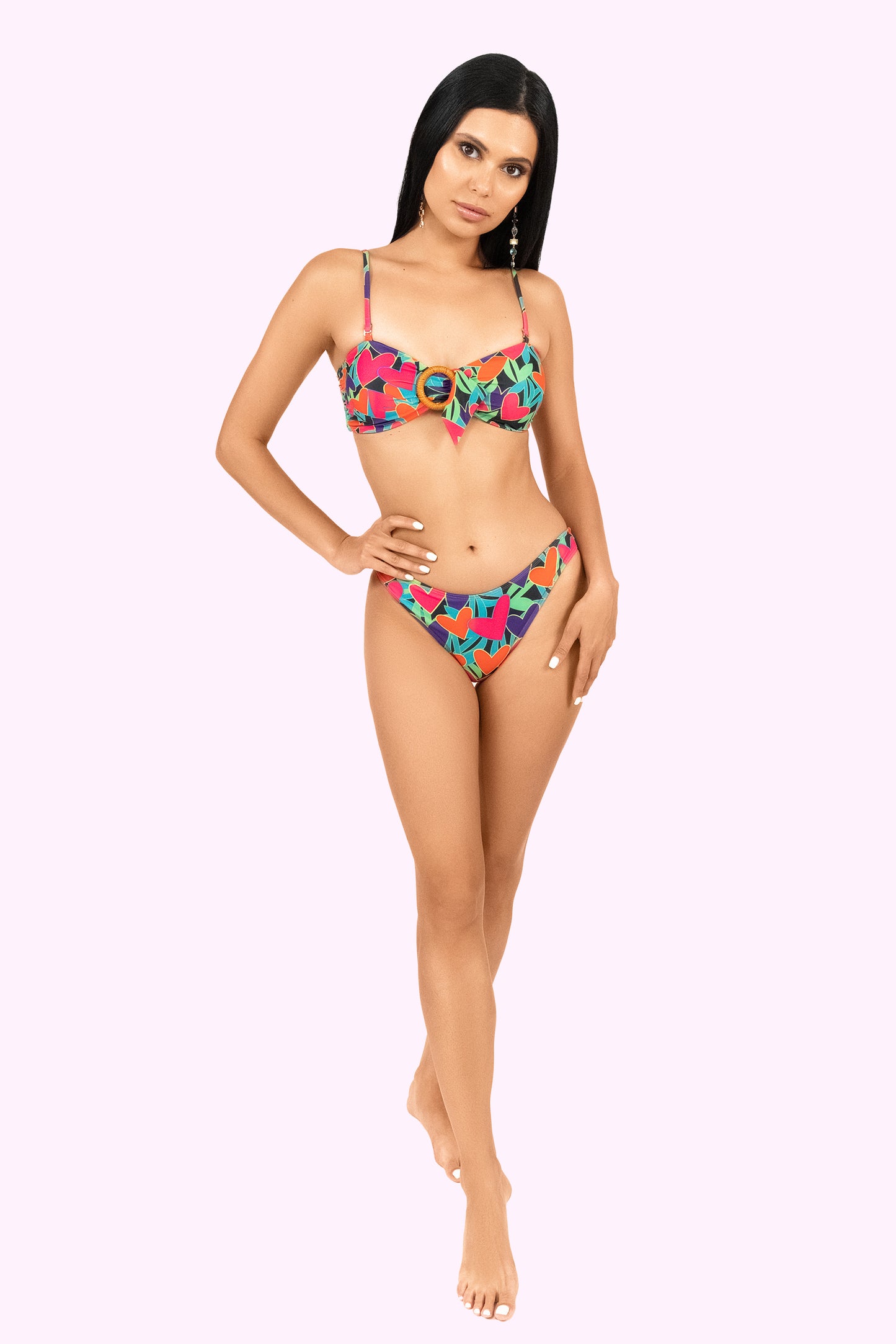 BIKINI - JACKIE HEART PRINT