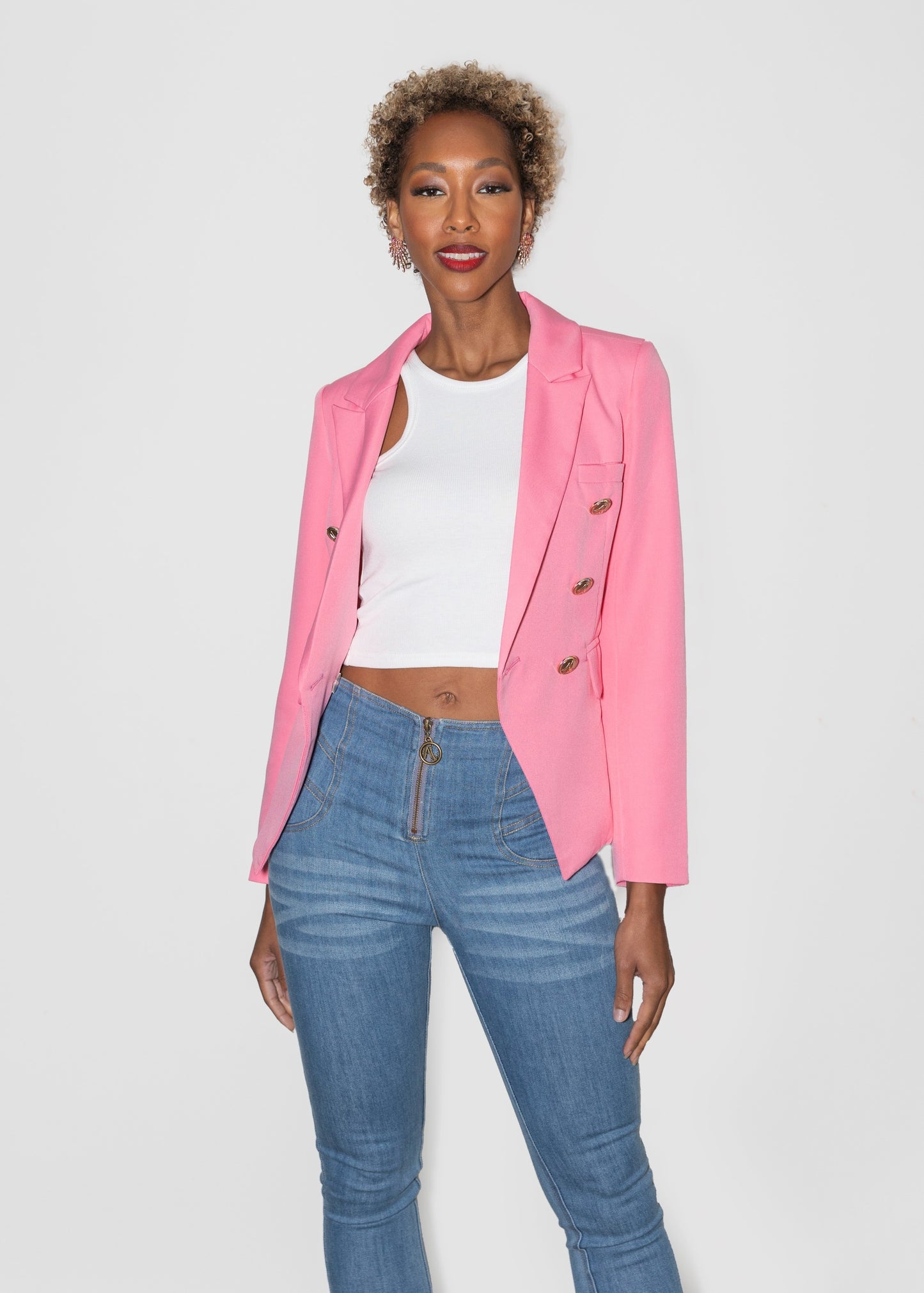JACKET -The Audrey Double- Breasted  Blazer
