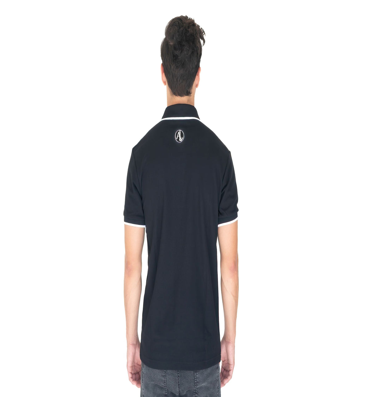 POLO SHIRT Black / White Trims