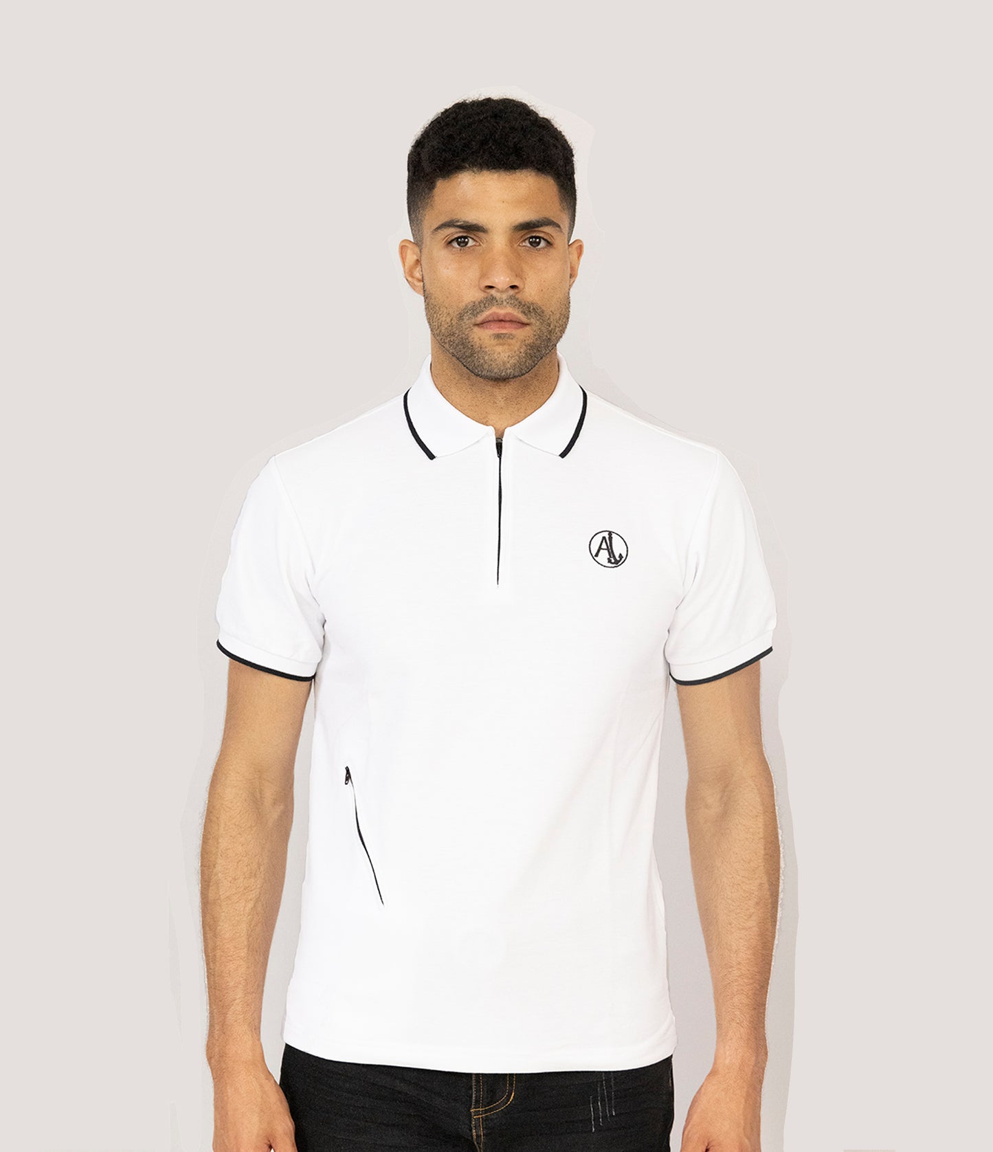 POLO SHIRT -SIDE ZIPPER